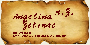 Angelina Zelinac vizit kartica